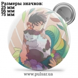 Значок аниме Хаяо Миядзаки (Студия Гибли \ Studio Ghibli \ Studio Ghibli) tape 16