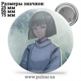 Значок аниме Хаяо Миядзаки (Студия Гибли \ Studio Ghibli \ Studio Ghibli) tape 23