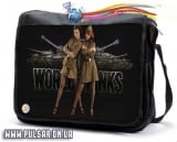 Сумка со сменным клапаном из онлайн игры "World of Tanks" (WOT)  - Tank and Beauty