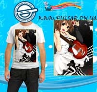 Футболка в стиле аниме "K-On Хирасава Юи"