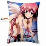 Прямоугольная Подушка в Аниме стиле 60 см  Sora no Otoshimono модель "Pink Angel Love"