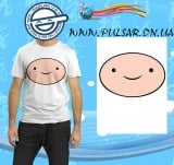 Футболка "Час Пригод з Фіном і Джейком " (Adventure Time with Finn & Jake) модель Fin Smile