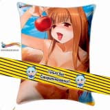Прямоугольная Подушка в Аниме стиле 60 см  Spice and Wolf модель "Horo 18+"