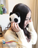 Зимові Хутряні навушники "Panda Style"