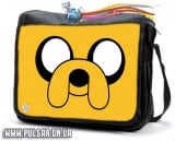 Сумка со сменным клапаном   "Время Приключений с Финном и Джейком " (Adventure Time with Finn & Jake) - Jake Face