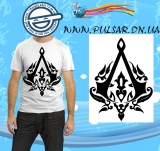 Футболка по мотивам игры  Assassin's Creed  модель Assassin's  Logo