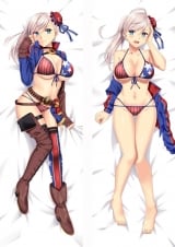 Оригинальная Японская Дакимакура (подушка для объятий)  150 см Fate Grand Order Mizugi Musashi