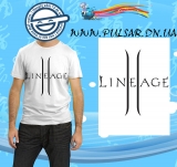 Футболка по мотивам игры Lineage II  модель Lineage II Logo
