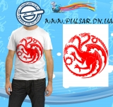 Футболка по сериалу "Game of Thrones " (&laquo;Игра престолов&raquo;) модель House Targaryen