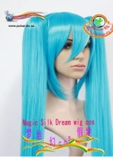 Косплей Парик Vocaloid/Miku Blue long (Голубой) 120 см