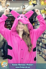 Кигуруми (Пижама в стиле аниме) "Pink Pikachu"