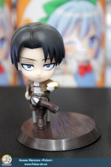 Оригинальная аниме фигурка Shingeki no Kyojin Chousa Heidan Tokubetsu Sakusen-han (Levi-han) Chibi Kyun-Chara: Levi