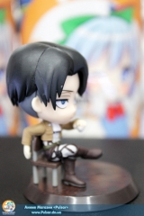 Оригинальная аниме фигурка Shingeki no Kyojin Chousa Heidan Tokubetsu Sakusen-han (Levi-han) Chibi Kyun-Chara: Levi