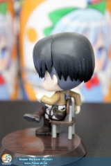 Оригинальная аниме фигурка Shingeki no Kyojin Chousa Heidan Tokubetsu Sakusen-han (Levi-han) Chibi Kyun-Chara: Levi
