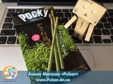 Палички Pocky piled powdered green tea Перетертий зелений чай Мача