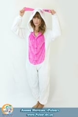 Кигуруми (Пижама в стиле аниме) "Pink Kawai Rabbit"