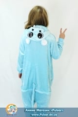 Кигуруми (Пижама в стиле аниме) "Blue Hippo"