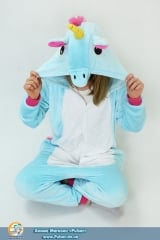 Кигуруми (Піжама в стилі аніме) "All Blue Unicorn"