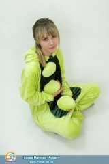 Кигуруми (Пижама в стиле аниме) "Green Beans"