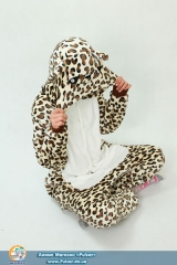 кігурумі (Японська піжама з флісу в стилі аніме) " Leopard bear "
