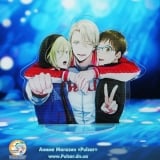 Акриловая мини Фигурка Yuri!!! on Ice tape 01