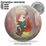 Значок Гравити Фолз (Gravity Falls) tape 22