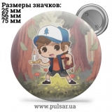 Значок Гравити Фолз (Gravity Falls) tape 23