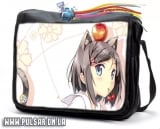 Сумка со сменным клапаном  "Принц-пошляк и кошка-несмеяна" (Hentai Ouji to Warawanai Neko )  - Tsukiko and Apple