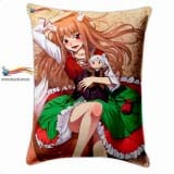 Прямоугольная Подушка в Аниме стиле 60 см  Spice and Wolf модель "Wolfs Love"