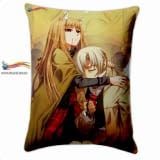 Прямоугольная Подушка в Аниме стиле 60 см  Spice and Wolf модель "Wolfs Love"