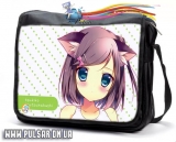 Сумка со сменным клапаном  "Принц-пошляк и кошка-несмеяна" (Hentai Ouji to Warawanai Neko )  - Neko nammed Tsukiko