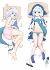 Дакимакура (подушка для объятий)  150 см &laquo;Virtual Youtuber Gawr Gura&raquo; tape 2
