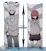 Дакимакура (подушка для объятий)  150 см To Aru Majutsu no Index  - Mikoto Misaka / Accelerator
