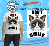 Футболка Last Design модель Don't tell me to smile