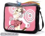 Сумка зі змінним клапаном "Принц-пошляк і кішка-несміяна" (Hentai Ouji to Warawanai Neko ) - Pink Gravity