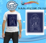 Футболка з кінофільму "Star Wars" (&laquo;Зоряні війни&raquo;) модель R2D2