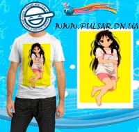 Футболка в стилі аніме "K-On Girl Guitar"