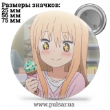 Значок Двуличная сестрёнка Умару-чан! (Himouto! Umaru-chan) tape 13