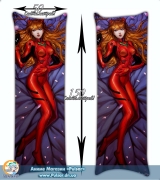 Дакимакура (подушка для объятий)  150 см Evangelion - Asuka Langley Soryu