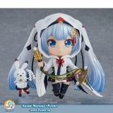 Оригинальная аниме фигурка NO.850 - VOCALOID - NENDOROID SNOW MIKU CRANE PRIESTESS VER. - LIMITED EDITION