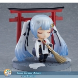 Оригинальная аниме фигурка NO.850 - VOCALOID - NENDOROID SNOW MIKU CRANE PRIESTESS VER. - LIMITED EDITION