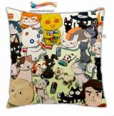 Подушка в Аниме стиле 45 см   модель "Neko Mix"