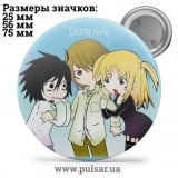 Значок Тетрадь смерти (Death Note) tape 18