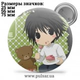 Значок Тетрадь смерти (Death Note) tape 20
