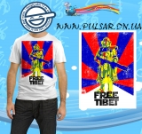 Футболка по кинофильму "Star Wars" (&laquo;Звездные войны&raquo;) модель Free Tibet