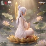 Оригинальная аниме фигурка &laquo;1/6 and 1/4 Scale Praying Frieren-Frieren: Beyond Journey's End-Floating Light X MOCHI Studio&raquo;