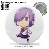 Значок Токийский Гуль ( Tokyo Ghoul ) tape 66