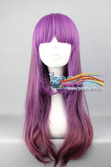 Косплей Парик HARAJUKU lolita 60cm purple mix coffee color  (Lolly Style)
