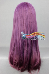 Косплей Парик HARAJUKU lolita 60cm purple mix coffee color  (Lolly Style)