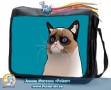 Сумка зі змінним клапаном "Grumpy Cat"
